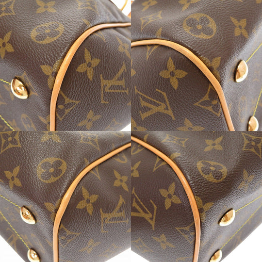 LOUIS VUITTON Handbag M40143 Monogram canvas Brown Monogram Tivoli PM Women Used Authentic