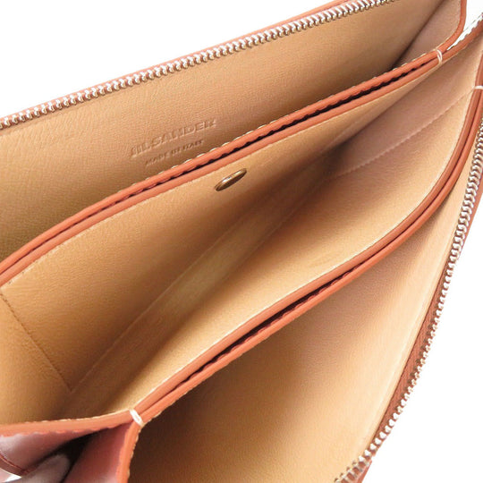 JIL SANDER Clutch bag JSPP840084 leather pink TOOTIE Women Used Authentic