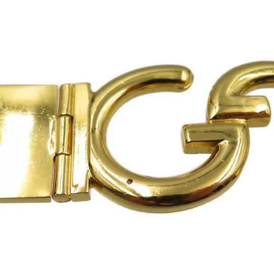 GUCCI belt metal gold Women Used Authentic