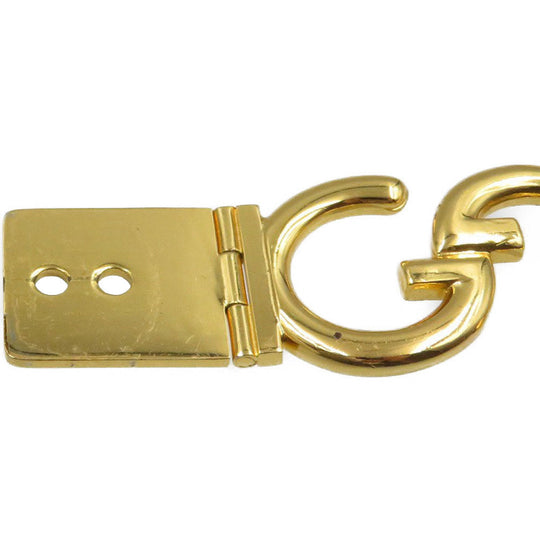 GUCCI belt metal gold Women Used Authentic