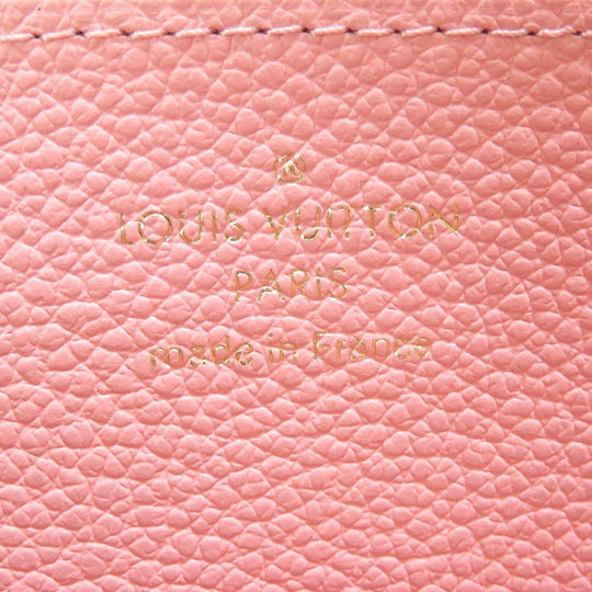 LOUIS VUITTON Long Wallet Purse M64090 Monogram Ann Platt Rose poodle Zip Around Monogram Unplant Zippy wallet Women Used Authentic