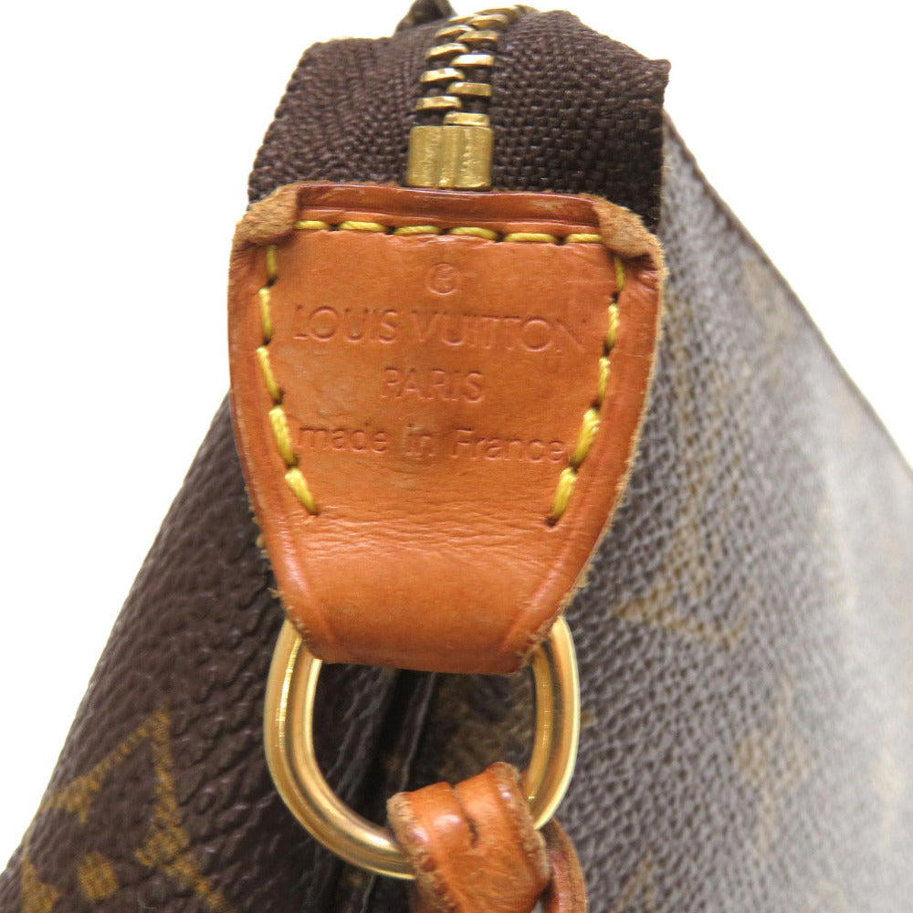 LOUIS VUITTON Pouch M51980 Monogram canvas Brown Monogram Pochette Accessory Pouch Women Used Authentic
