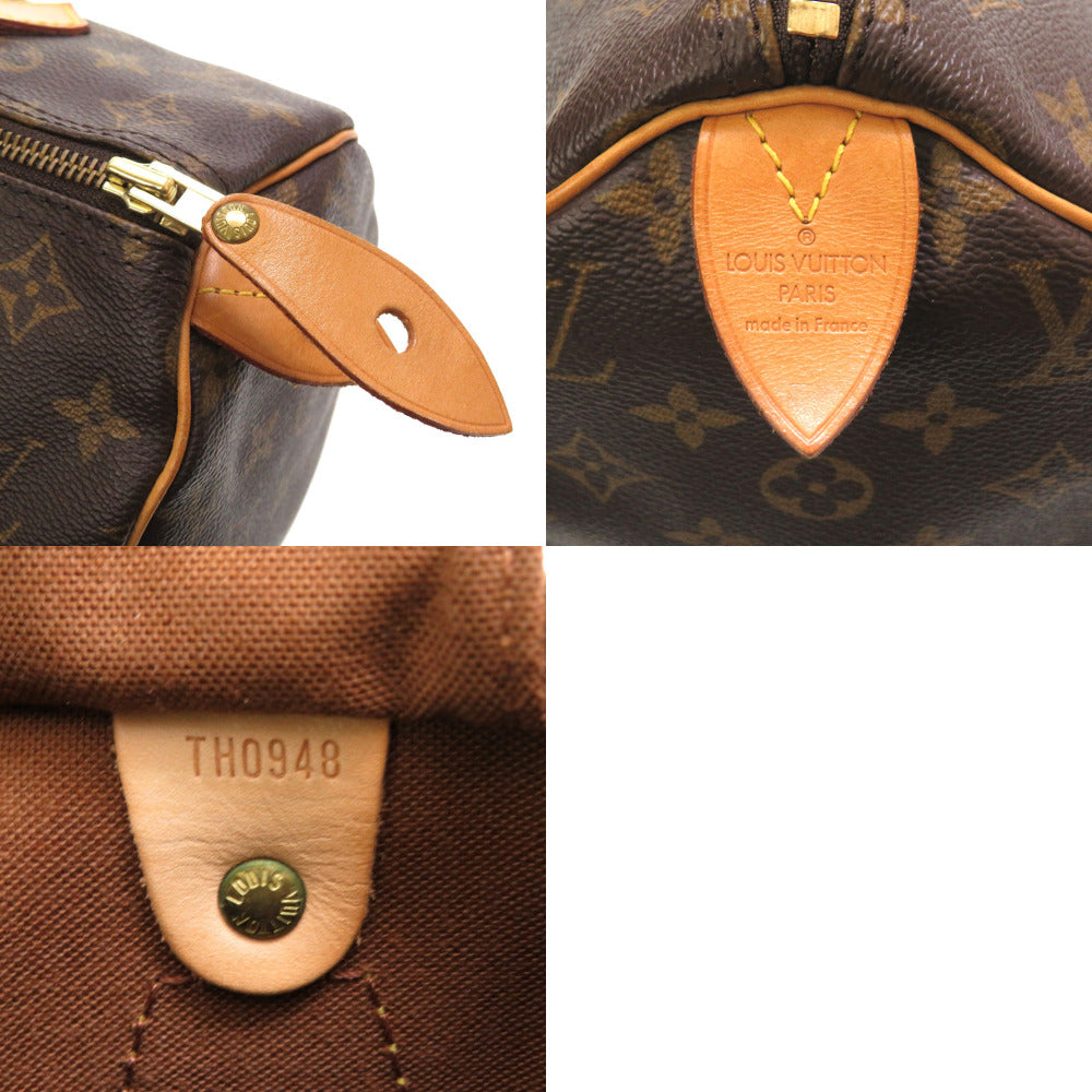 LOUIS VUITTON Handbag M41526 Monogram canvas Brown Monogram Speedy 30 Women Used Authentic