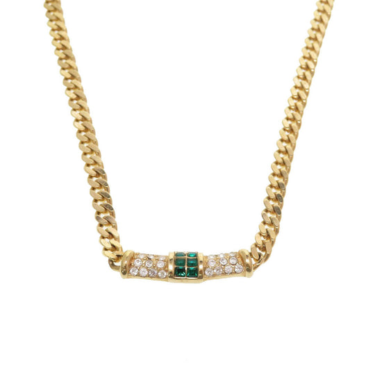 Christian Dior Necklace metal gold Women Used Authentic