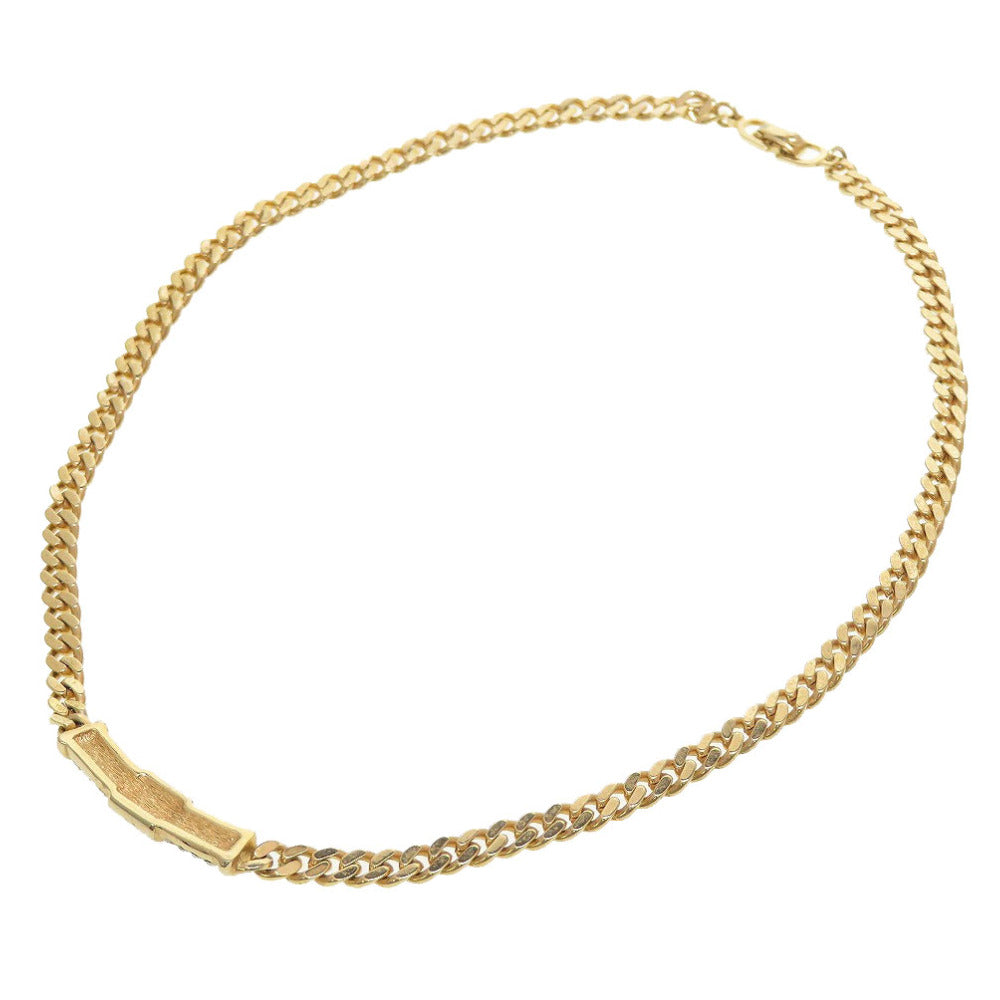 Christian Dior Necklace metal gold Women Used Authentic