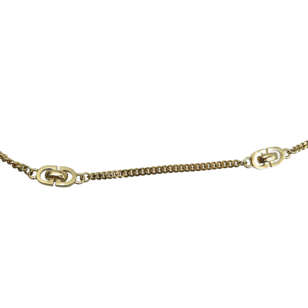 Christian Dior Necklace metal gold Women Used Authentic