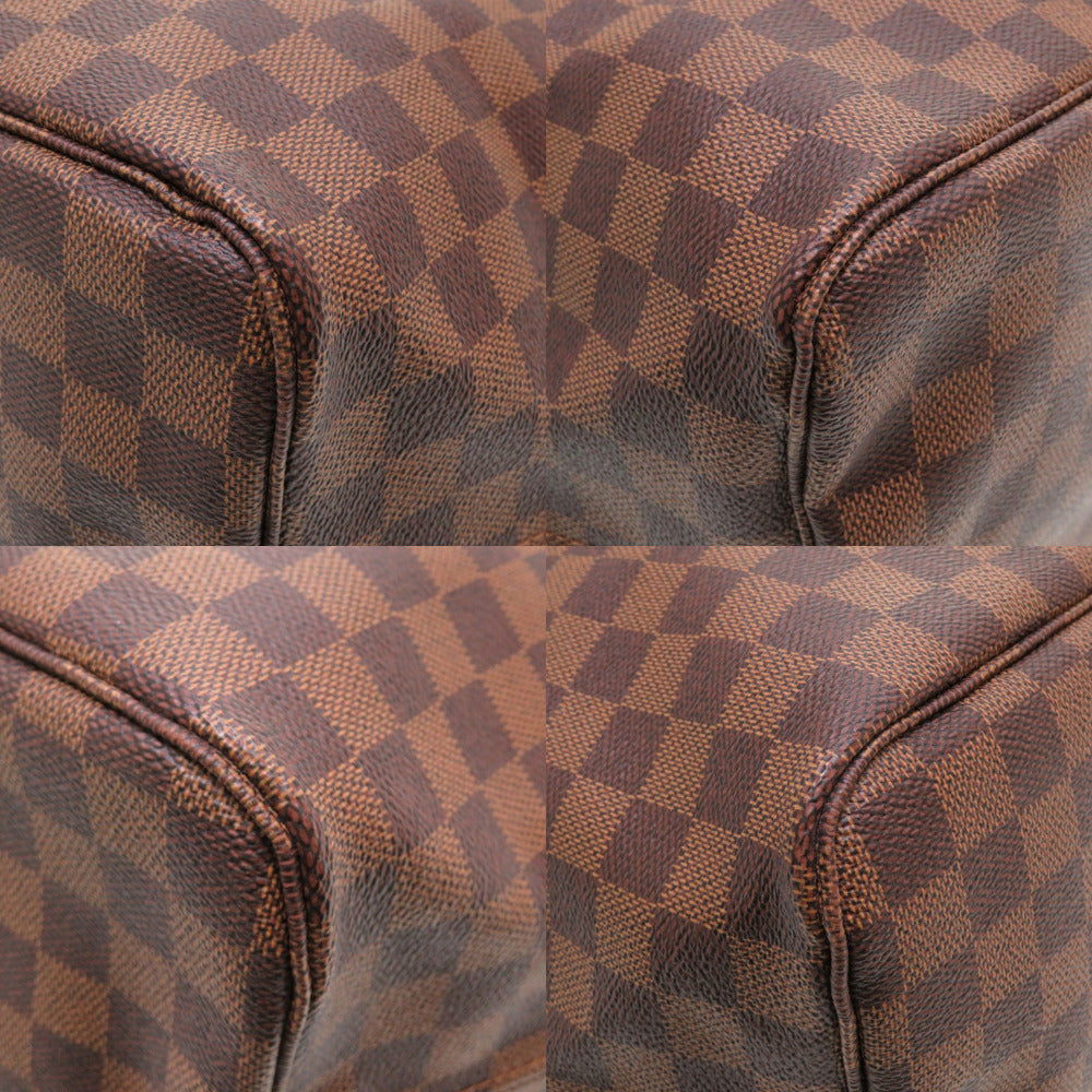 LOUIS VUITTON Tote Bag N51106 Damier canvas Brown Damier Ebene Neverfull GM Women Used Authentic