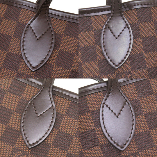 LOUIS VUITTON Tote Bag N51106 Damier canvas Brown Damier Ebene Neverfull GM Women Used Authentic
