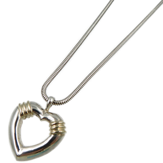 TIFFANY&Co. Necklace Silver925, K18 Gold Silver Women Used Authentic