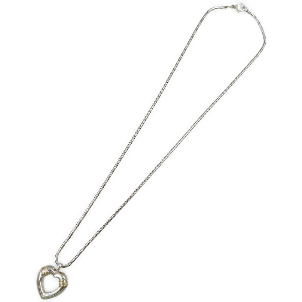 TIFFANY&Co. Necklace Silver925, K18 Gold Silver Women Used Authentic