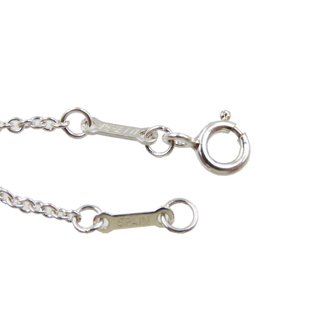 TIFFANY&Co. Necklace Silver925 Silver Elsa Peretti Open heart Women Used Authentic
