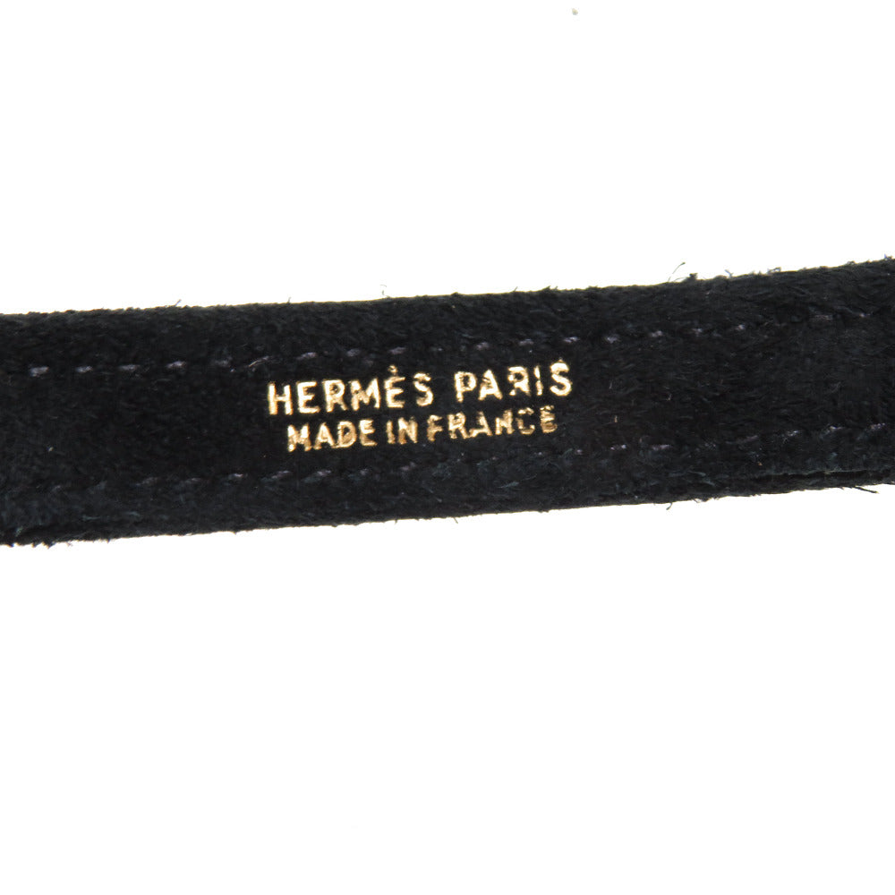HERMES Shoulder strap Doblis black mini kelly strap Women Used Authentic