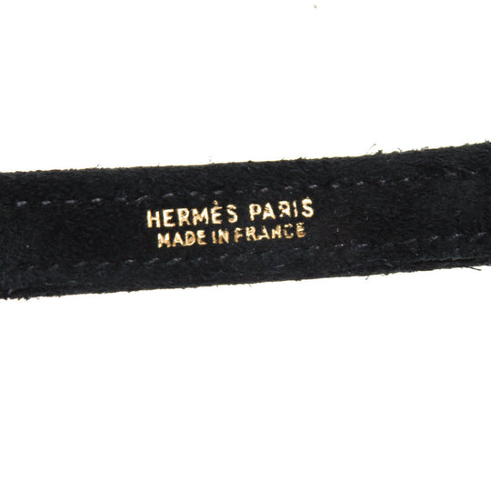 HERMES Shoulder strap Doblis black mini kelly strap Women Used Authentic