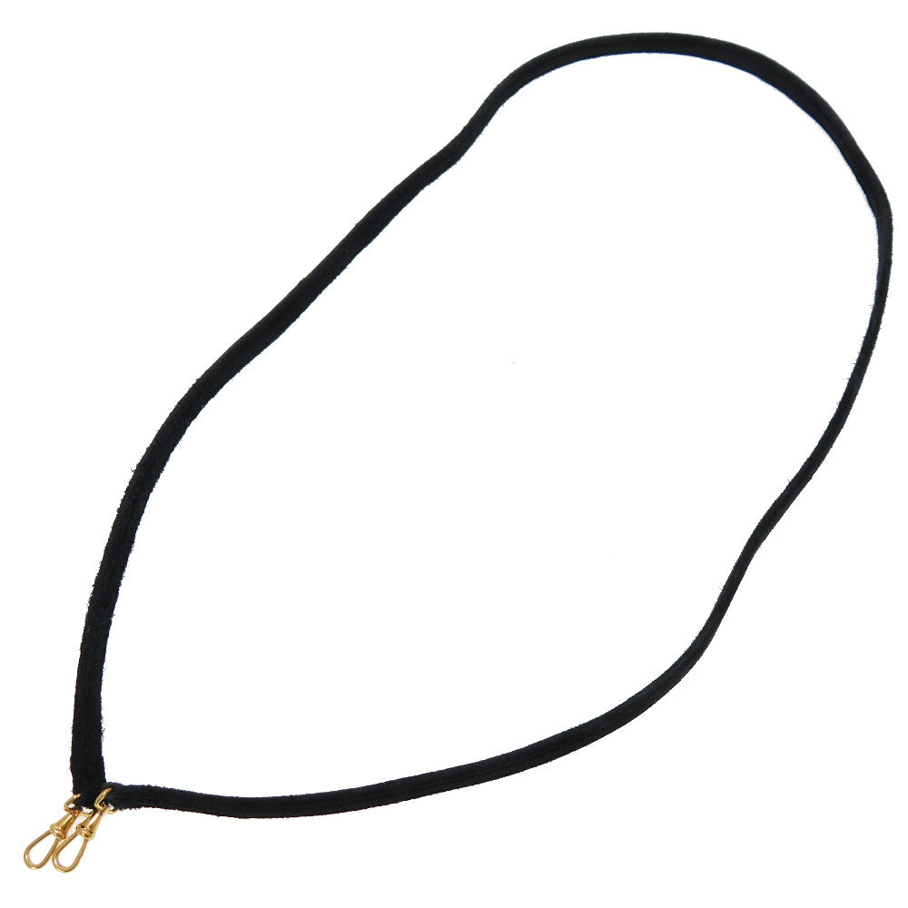HERMES Shoulder strap Doblis black mini kelly strap Women Used Authentic