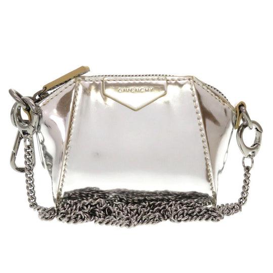 GIVENCHY Shoulder Bag BB60D7B0XN leather Silver Chain Women Used Authentic