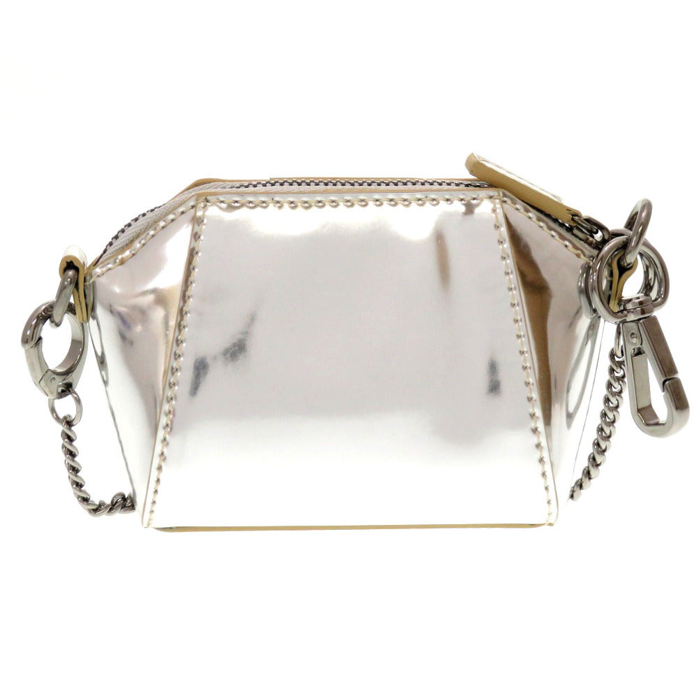 GIVENCHY Shoulder Bag BB60D7B0XN leather Silver Chain Women Used Authentic