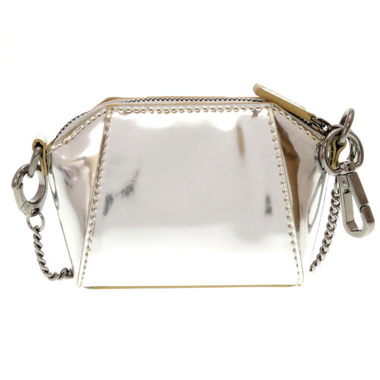 GIVENCHY Shoulder Bag BB60D7B0XN leather Silver Chain Women Used Authentic
