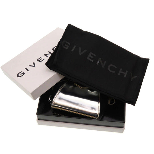 GIVENCHY Shoulder Bag BB60D7B0XN leather Silver Chain Women Used Authentic
