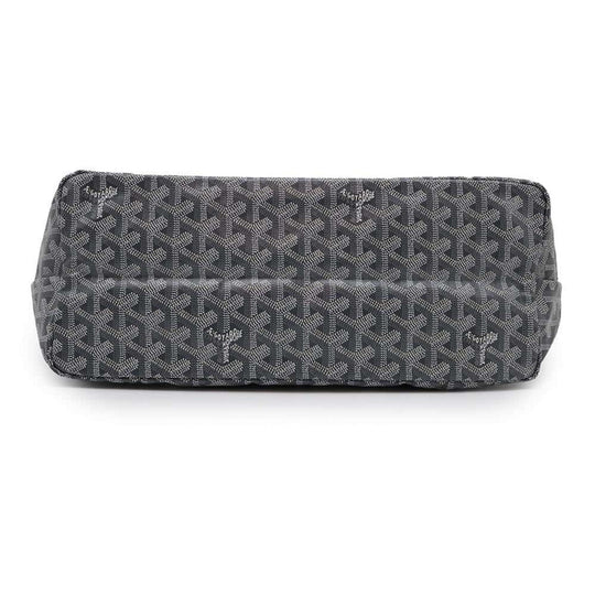 GOYARD Saint Louis PVC Leather Gray Tote Preloved