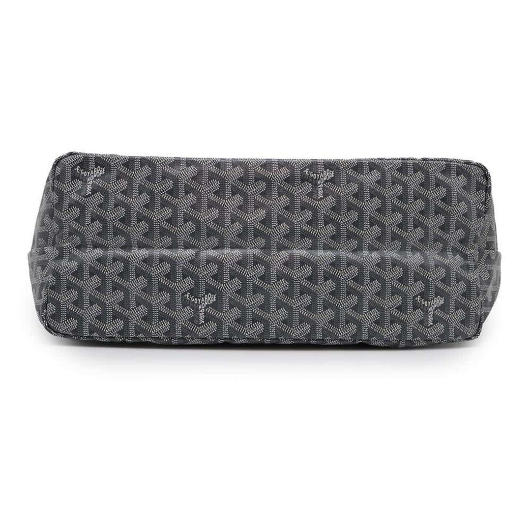 GOYARD Saint Louis PVC Leather Gray Tote Preloved