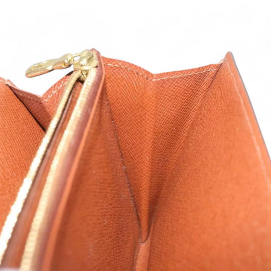 Louis Vuitton Monogram Graffiti Long Leather Wallet Khaki Womens
