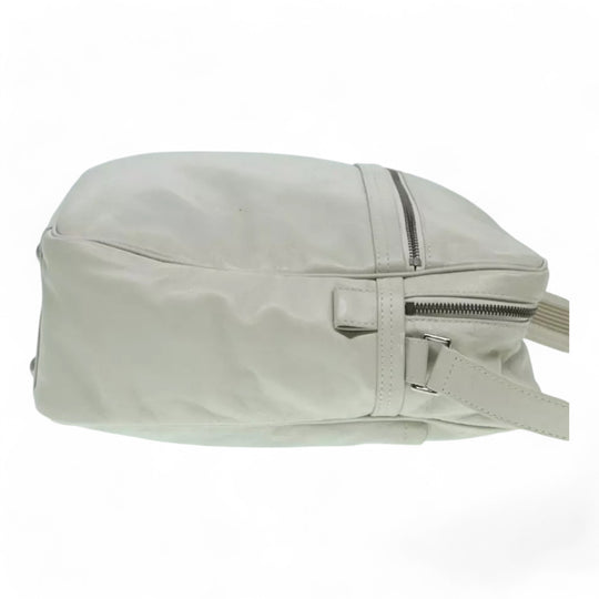 Louis Vuitton Monogram Difference Clarkson Shoulder Bag White Leather Canvas