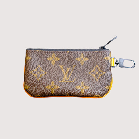 Louis Vuitton Monogram Key Pouch Virgil Abloh Brown Unisex Luxury Designer Accessory