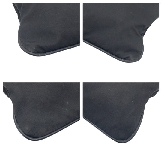 PRADA Shoulder Bag Nylon Black black Shoulder Bag Unisex Test Triangular logo Women Used Authentic