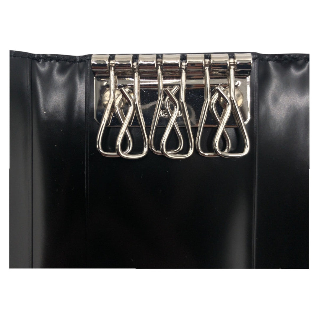 PRADA Key case Key holder  leather black Key case Key holder Unisex Women Used Authentic