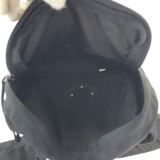 PRADA Sling bag Nylon Black SilverMetal Sling bag, waist pouch, bum bag Test Triangle With logo Women Used Authentic