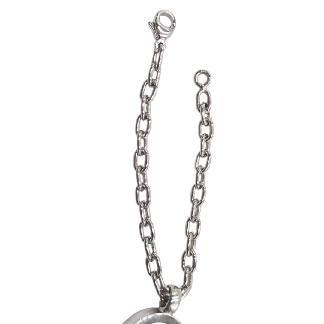CARTIER key ring metal Silver Keychain keyring key charm 2C charm Women Used Authentic