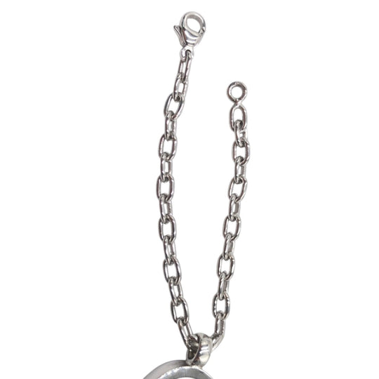 CARTIER key ring metal Silver Keychain keyring key charm 2C charm Women Used Authentic