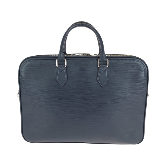 LOUIS VUITTON Business bag M54405 Epi Leather Navy SilverMetal Business bag handbag Epi Dandy mens Used Authentic