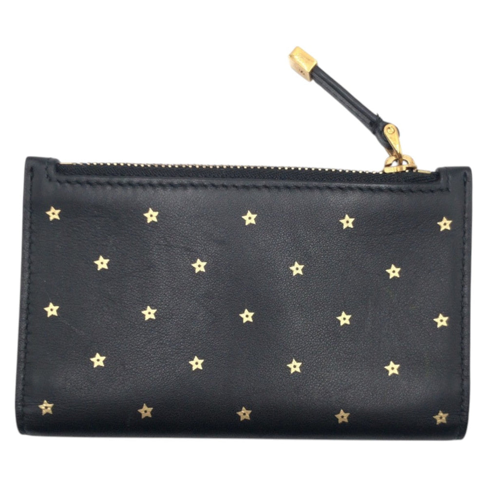 Christian Dior Card Case 03-MA 1117 leather black Card Case Pass Case Business Card Case Fragment Case Stars Collection Women Used Authentic