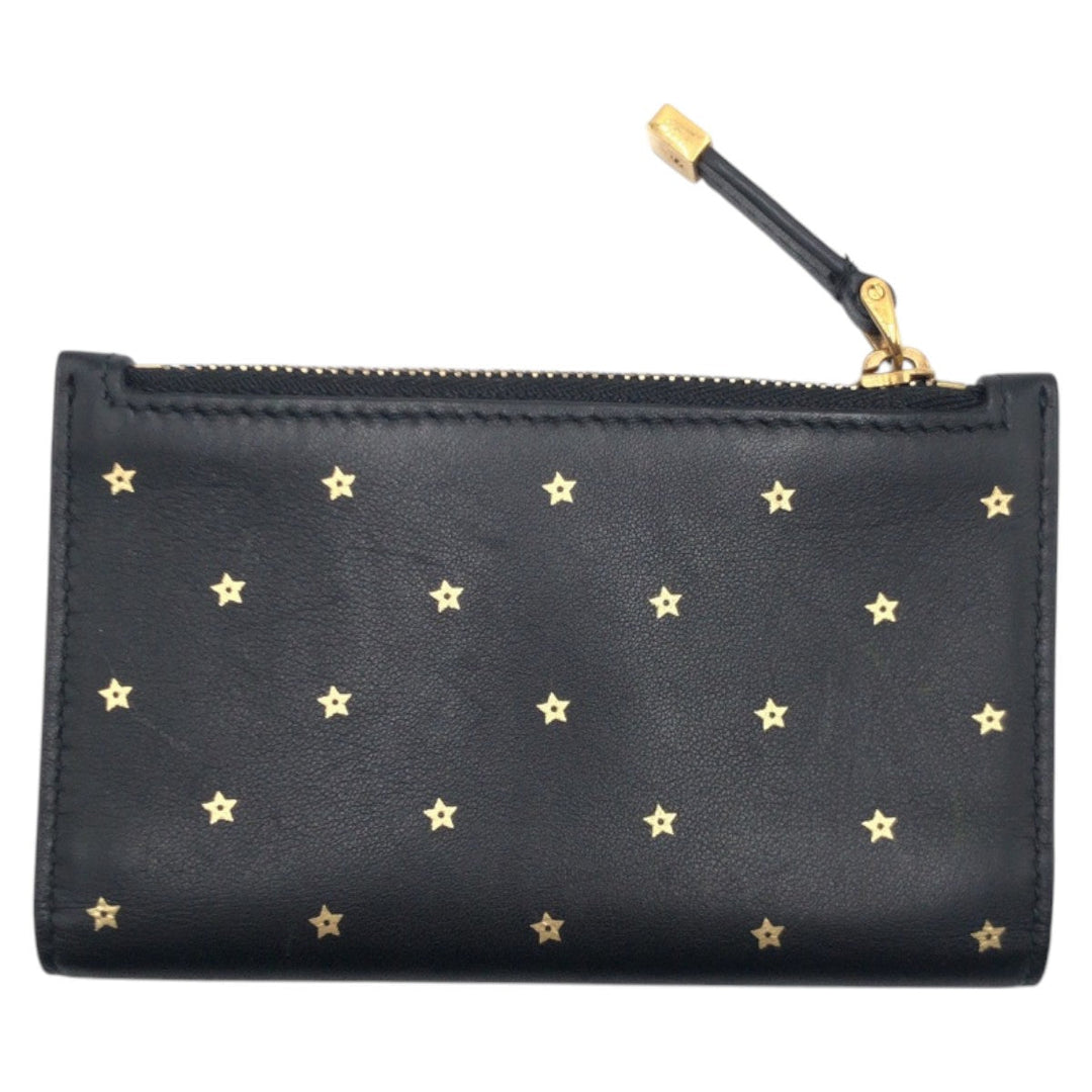 Christian Dior Card Case 03-MA 1117 leather black Card Case Pass Case Business Card Case Fragment Case Stars Collection Women Used Authentic