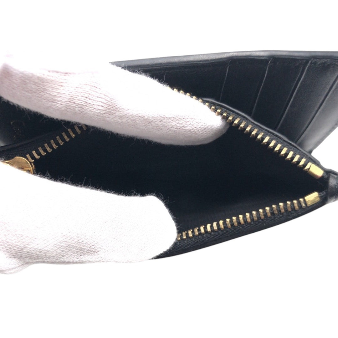 Christian Dior Card Case 03-MA 1117 leather black Card Case Pass Case Business Card Case Fragment Case Stars Collection Women Used Authentic
