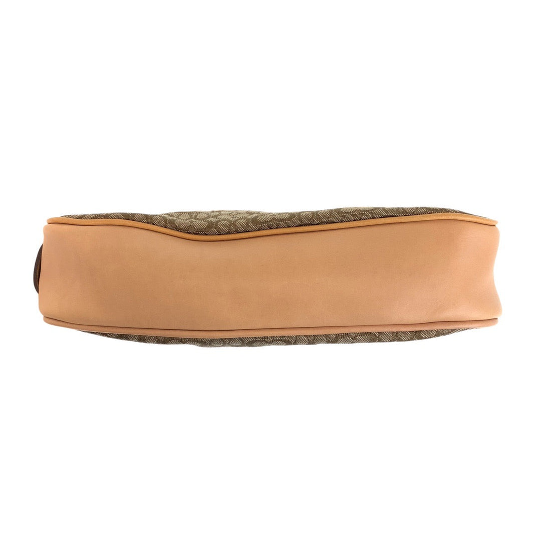 COACH Shoulder Bag canvas beige Mini signature