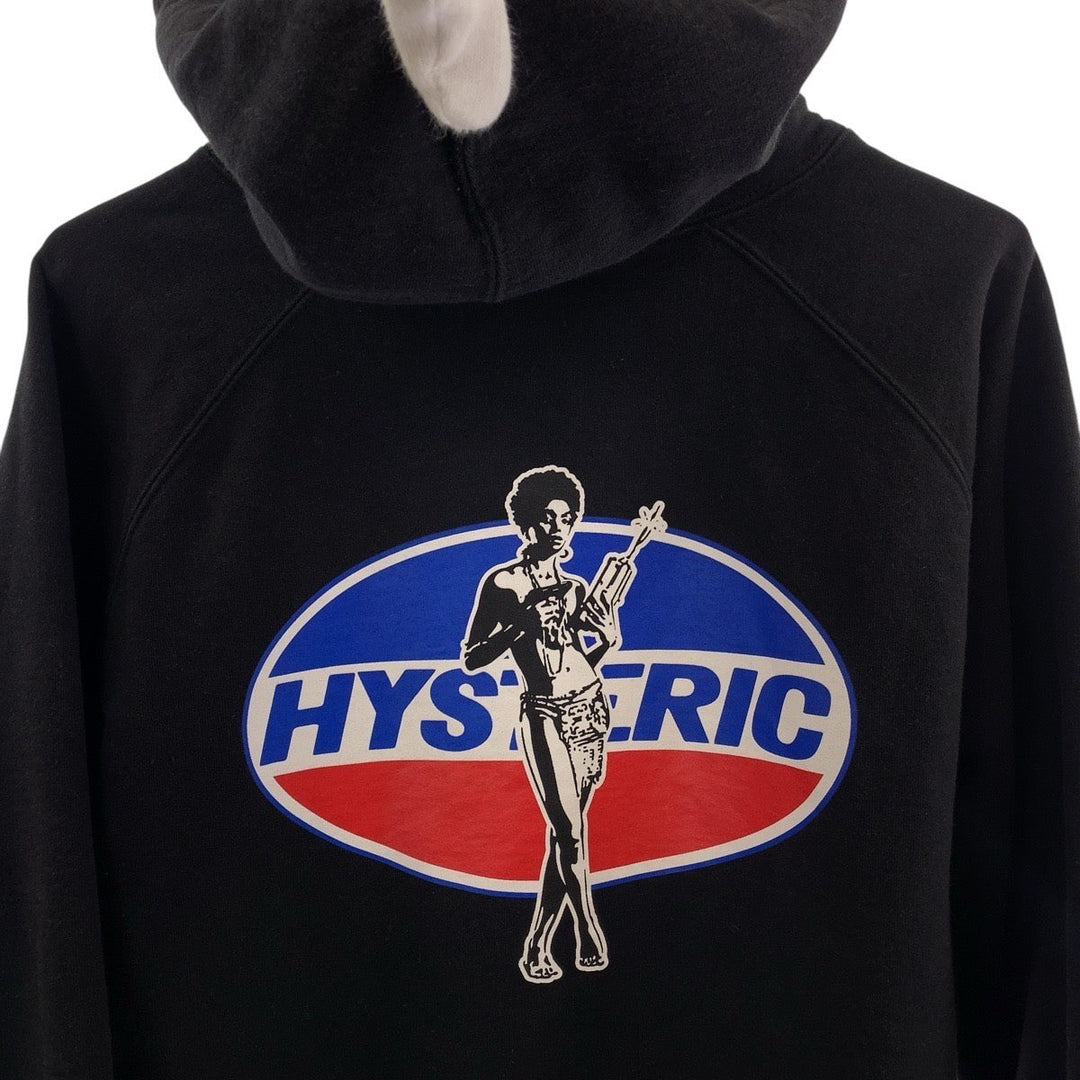 Supreme Hoodie cotton black Hoodie HYSTERIC GLAMOUR collaboration mens M Used Authentic