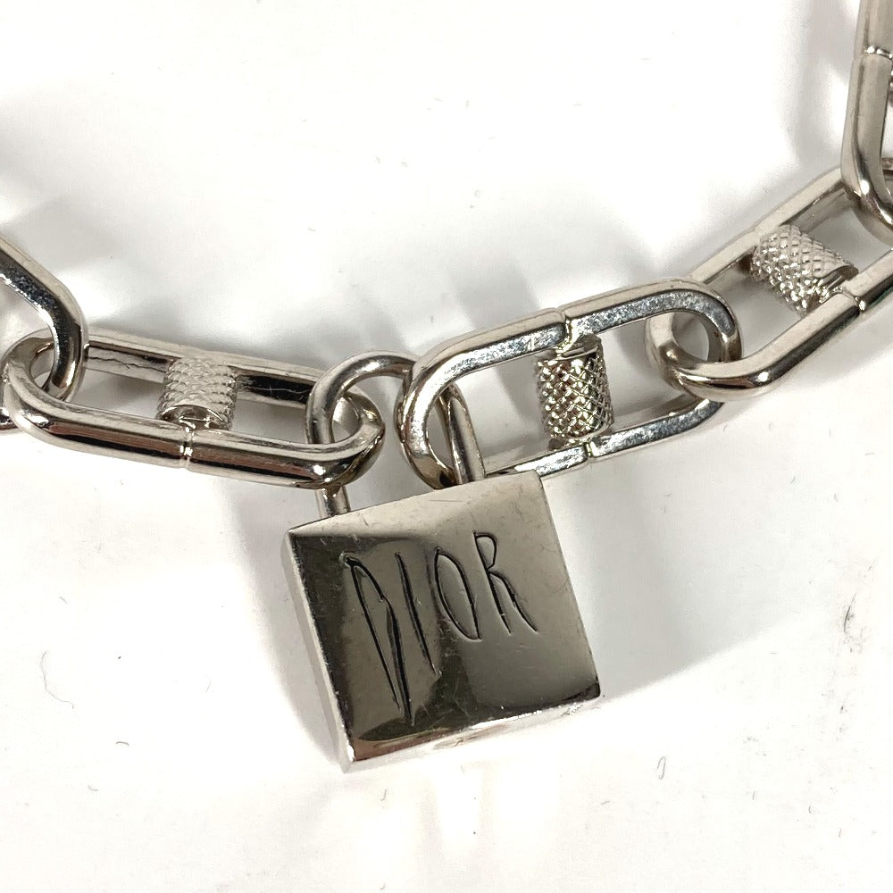 Dior bracelet metal Silver Padlock key Yoon Ahn design mens Used Authentic