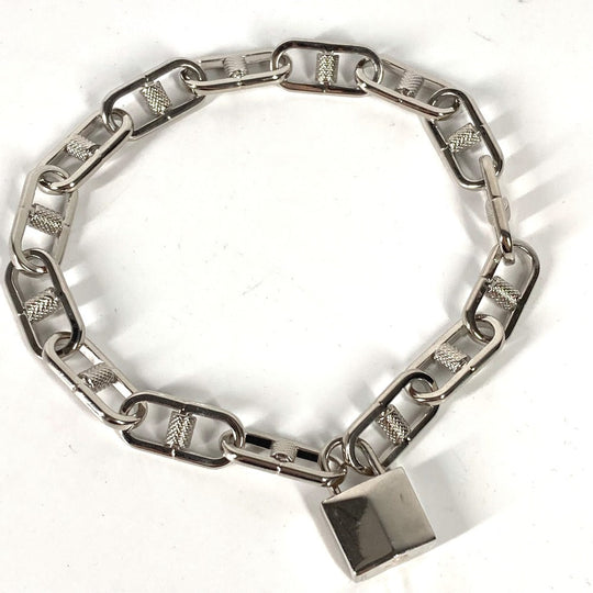 Dior bracelet metal Silver Padlock key Yoon Ahn design mens Used Authentic