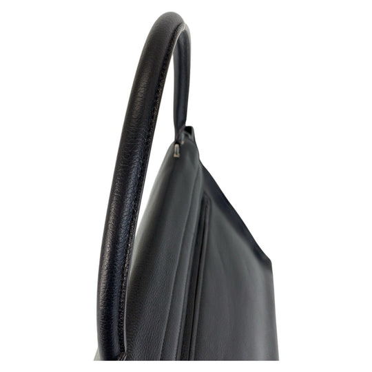 CELINE Handbag Leather, Suede Black black Handbag Trapeze Women Used Authentic