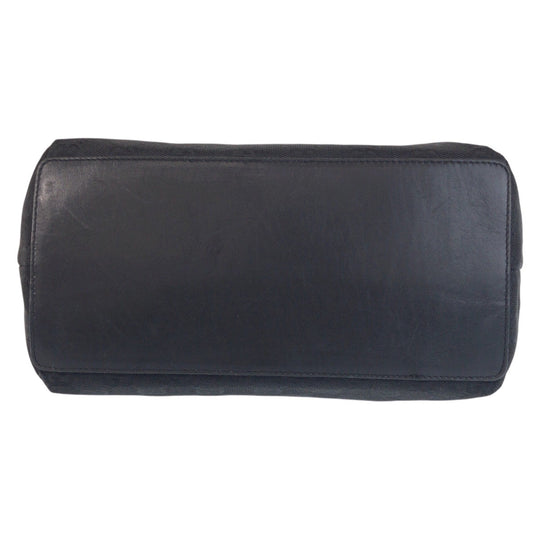 GUCCI Tote Bag 31243 GG canvas, leather Black black Tote Bag Shoulder Bag Women Used Authentic