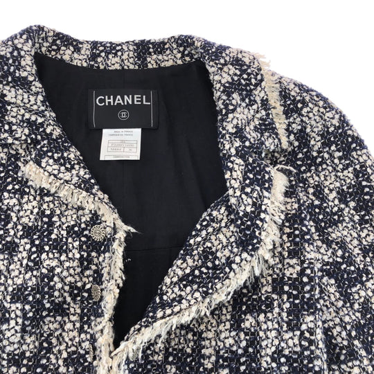 CHANEL tailored jacket P26888V16950 Rayon Multi COCO Mark Women 36 Used Authentic