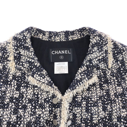 CHANEL tailored jacket P26888V16950 Rayon Multi COCO Mark Women 36 Used Authentic