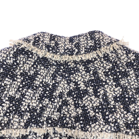 CHANEL tailored jacket P26888V16950 Rayon Multi COCO Mark Women 36 Used Authentic