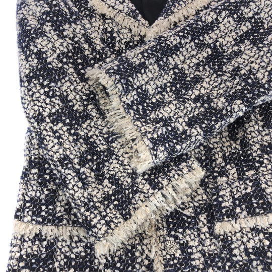 CHANEL tailored jacket P26888V16950 Rayon Multi COCO Mark Women 36 Used Authentic