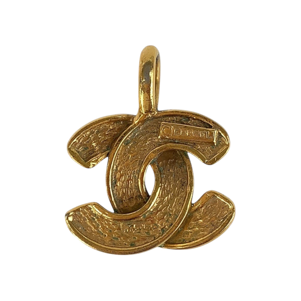 CHANEL Necklace metal gold COCO Mark Women Used Authentic