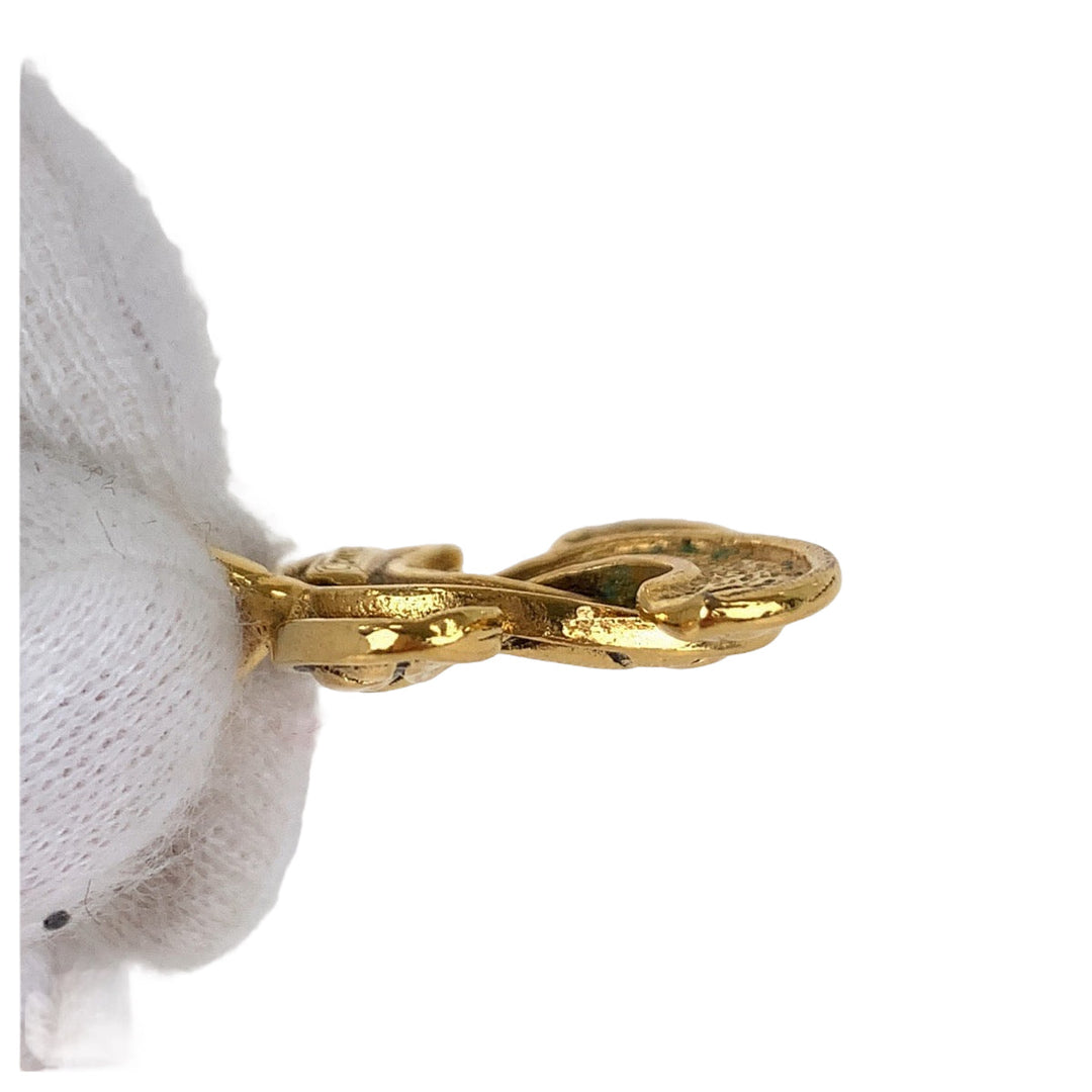 CHANEL Necklace metal gold COCO Mark Women Used Authentic