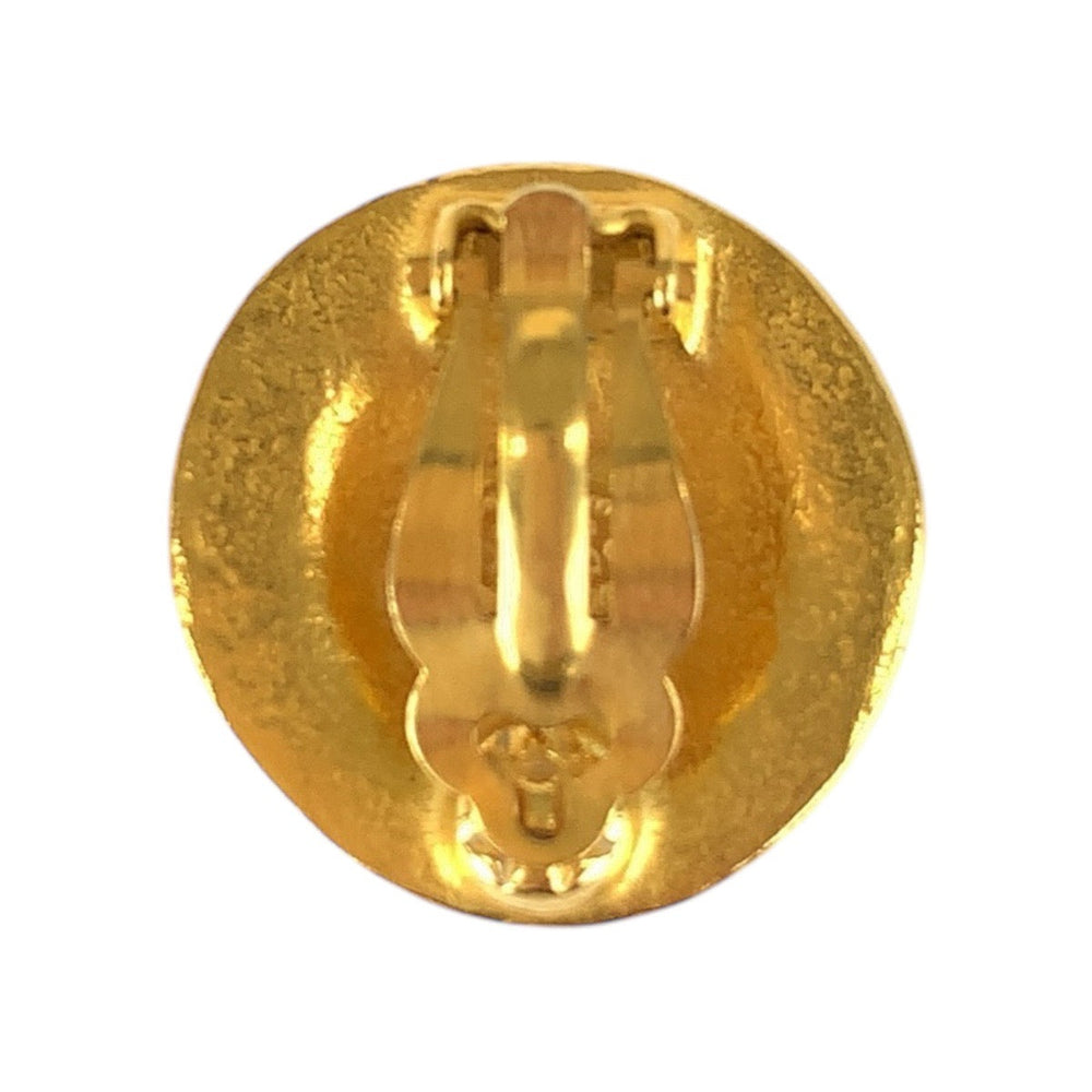 CHANEL Earring metal gold COCO Mark Women Used Authentic