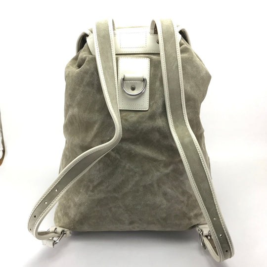 BALLY Backpack Suede / leather Beige type Large backpack Backpack unisex(Unisex) Used Authentic